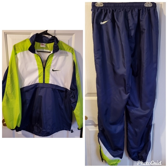 Nike Pants - Vintage Nike S jacket & M pants windbreaker set